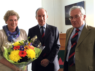 Charlie and Rosy Nutting with Martin Rutledge