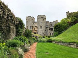 Windsor Castle Round Tower & Moat